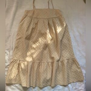 Kika Vargas x Target cute cream dress Lrg w/pockets